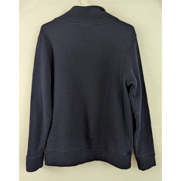 Patagonia Woolie Fleece Pullover 1/4 zip Sweater navy blue 3393 size M - Picture 4 of 7